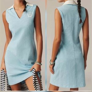 Sundry Anthropologie Sleeveless Polo Tennis Dress